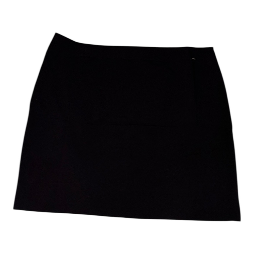 George Classic Black Mini Skirt, W:23.5”, L:24.5”, NWOT